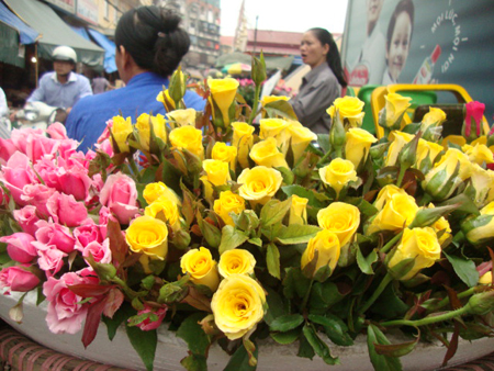 Flowers on the streets